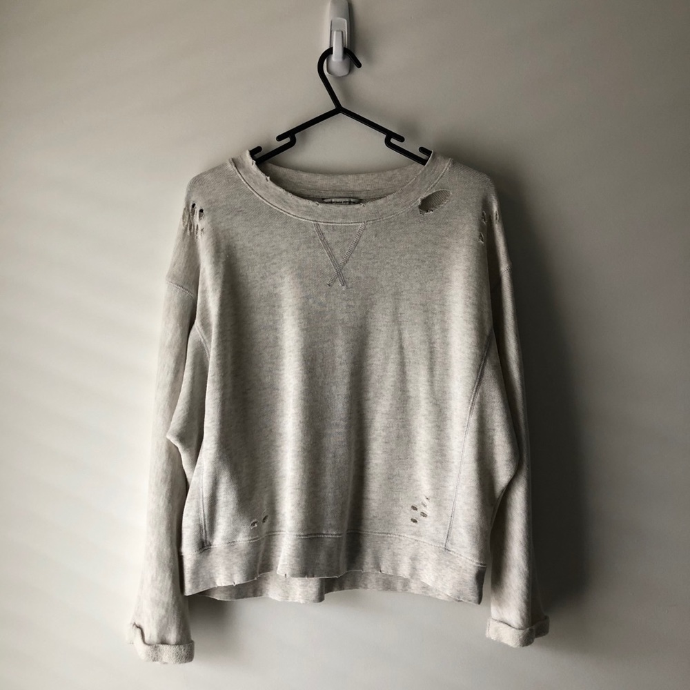 Distressed American Eagle Sweater